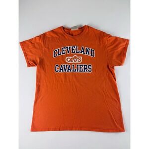 Cleveland Cavaliers NBA Hardwood Classics Large Men's Shirt Orange Cavs Vintage